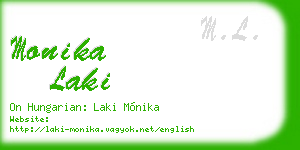 monika laki business card