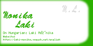 monika laki business card